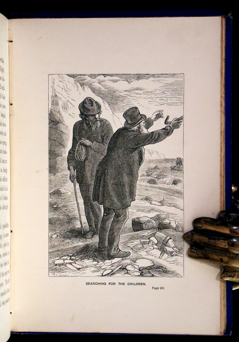 1885 Rare Victorian Book - The Mine, or Darkness and Light by Charlotte Maria Tucker (A.L.O.E.).