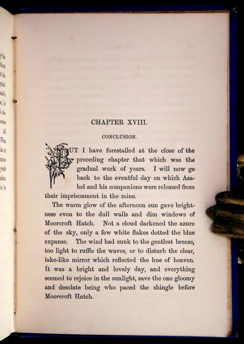 1885 Rare Victorian Book - The Mine, or Darkness and Light by Charlotte Maria Tucker (A.L.O.E.).
