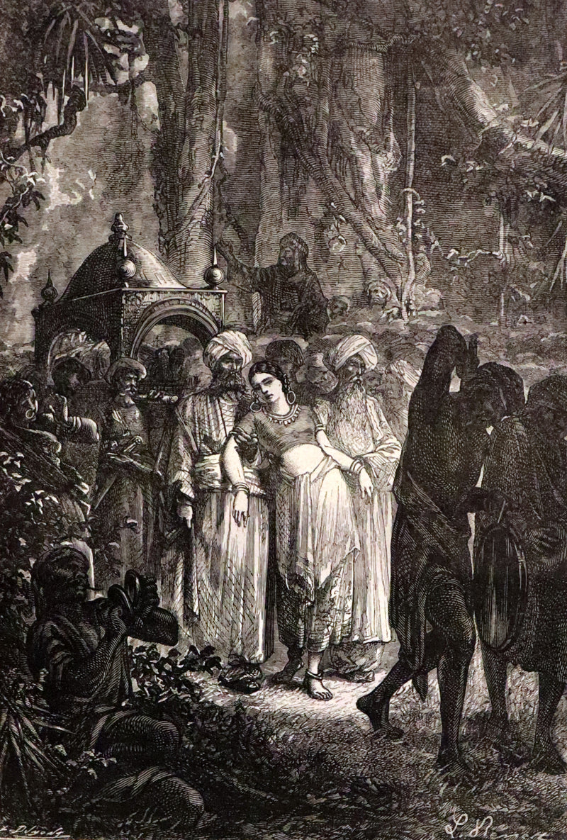 1876 Rare French Book - JULES VERNE - Around the World in Eighty Days - Le tour du monde en quatre-vingts jours.