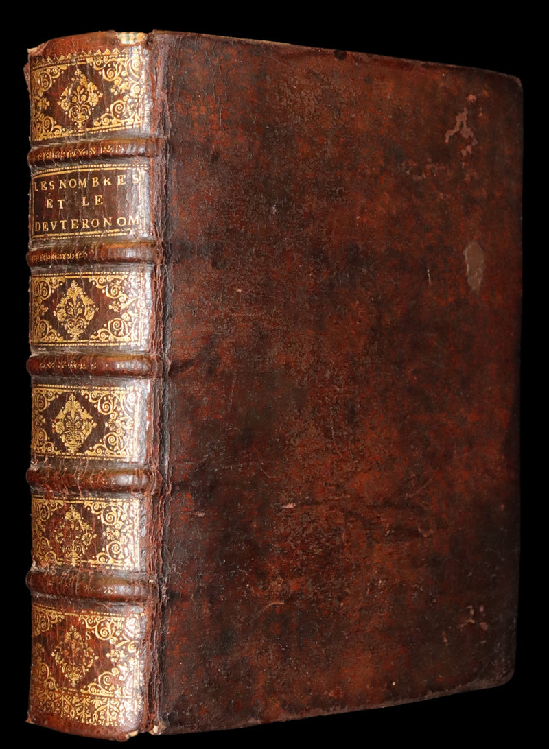 1685 Rare Latin French Book Bible - The Book of Numbers & The Book of Deuteronomy by Le Maistre de Sacy.