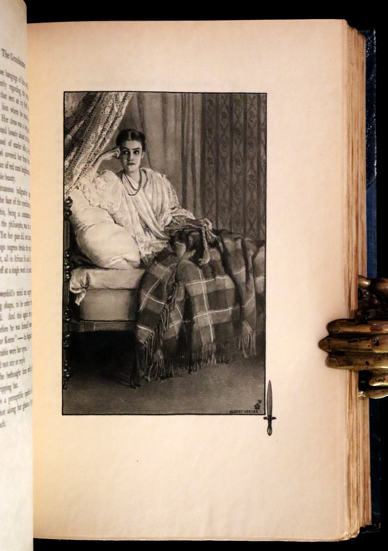 1899 Scarce Limited Edition bound by Bayntun - The Grandissimes, A Story of Creole Life in New Orleans by George W. Cable. #105/204.