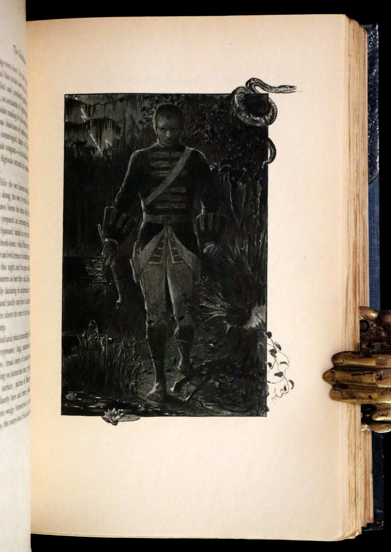 1899 Scarce Limited Edition bound by Bayntun - The Grandissimes, A Story of Creole Life in New Orleans by George W. Cable. #105/204.