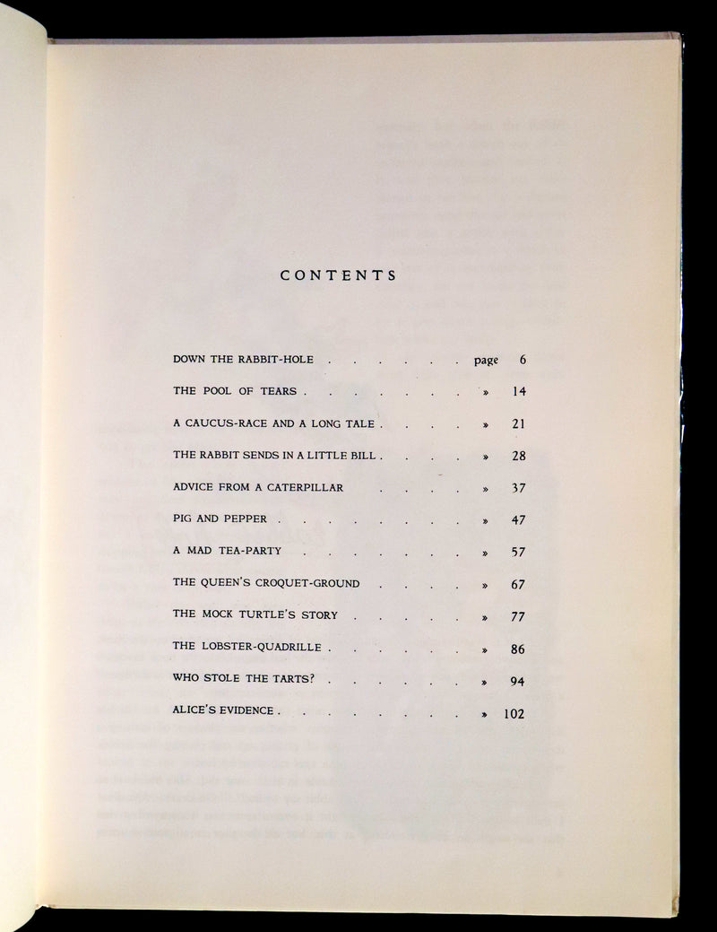 1958 Rare First UK Edition Illustrated by Libico Maraja - Alice's Adventures in Wonderland.