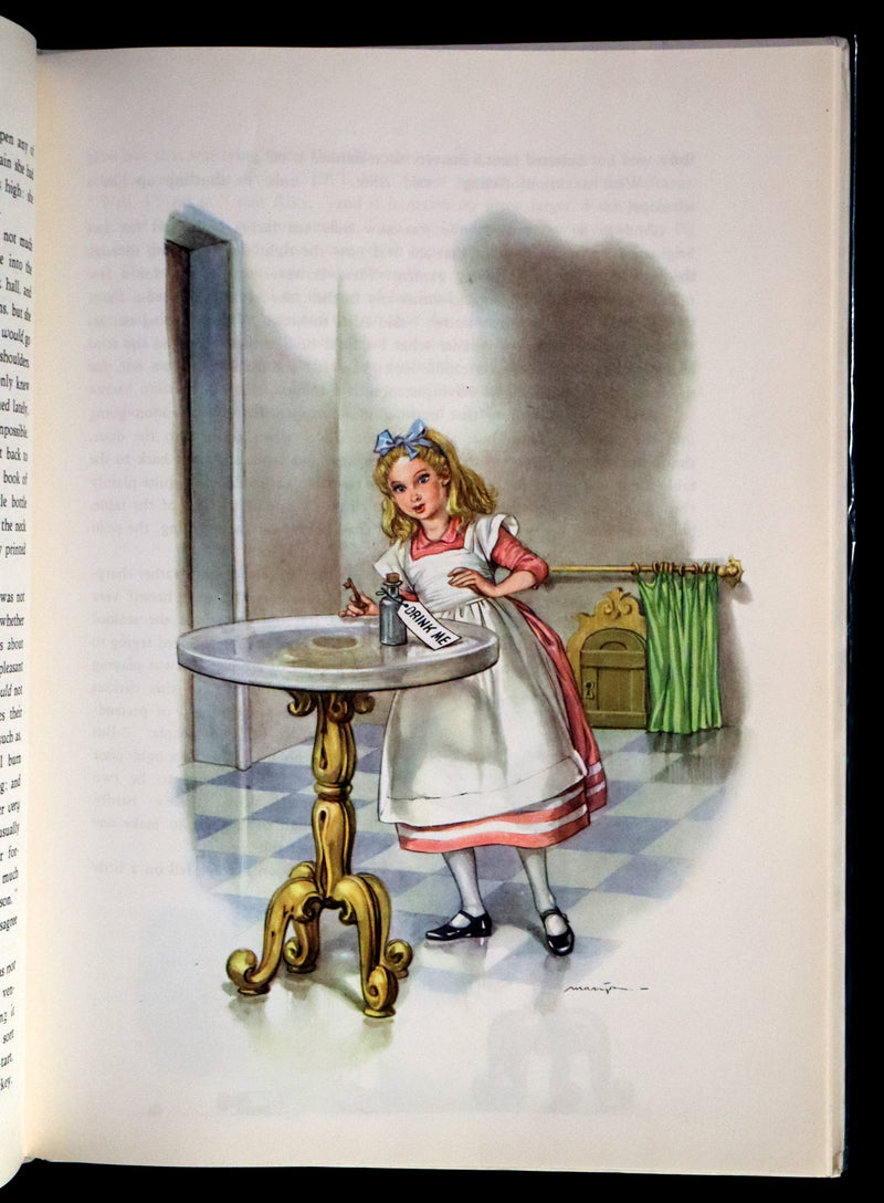 1958 Rare First UK Edition Illustrated by Libico Maraja - Alice's Adventures in Wonderland.