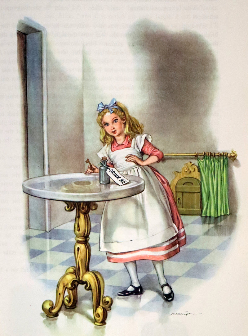 1958 Rare First UK Edition Illustrated by Libico Maraja - Alice's Adventures in Wonderland.