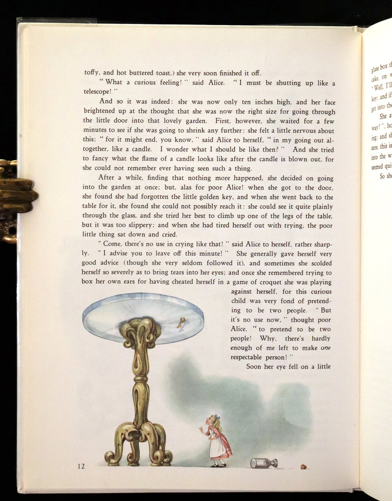 1958 Rare First UK Edition Illustrated by Libico Maraja - Alice's Adventures in Wonderland.