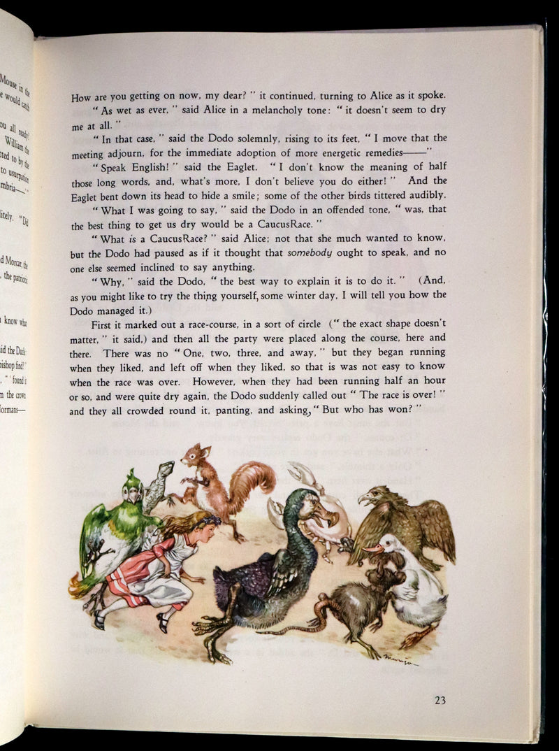 1958 Rare First UK Edition Illustrated by Libico Maraja - Alice's Adventures in Wonderland.