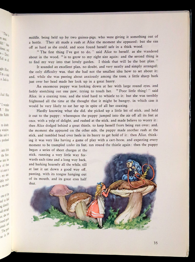 1958 Rare First UK Edition Illustrated by Libico Maraja - Alice's Adventures in Wonderland.