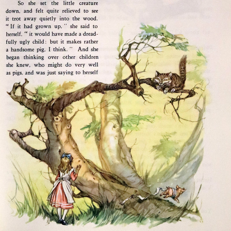 1958 Rare First UK Edition Illustrated by Libico Maraja - Alice's Adventures in Wonderland.