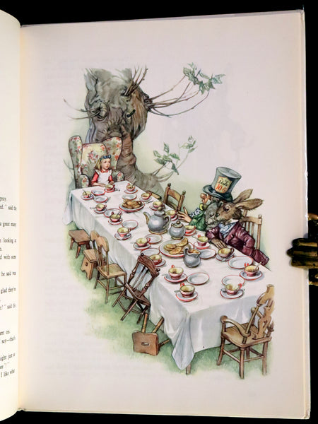 1958 Rare First UK Edition Illustrated by Libico Maraja - Alice's Adventures in Wonderland.