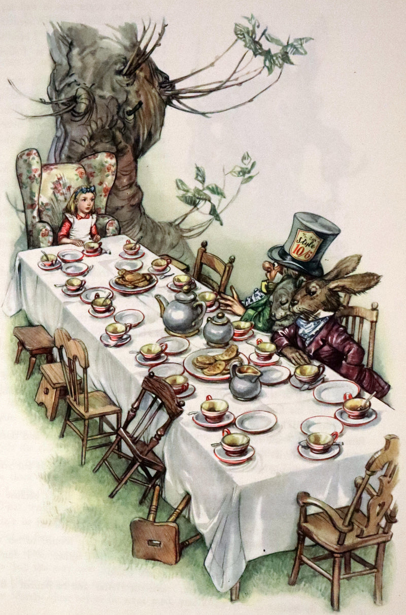 1958 Rare First UK Edition Illustrated by Libico Maraja - Alice's Adventures in Wonderland.