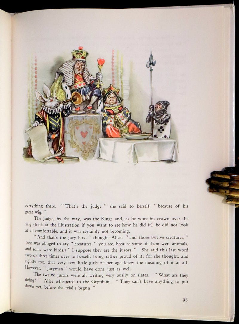 1958 Rare First UK Edition Illustrated by Libico Maraja - Alice's Adventures in Wonderland.