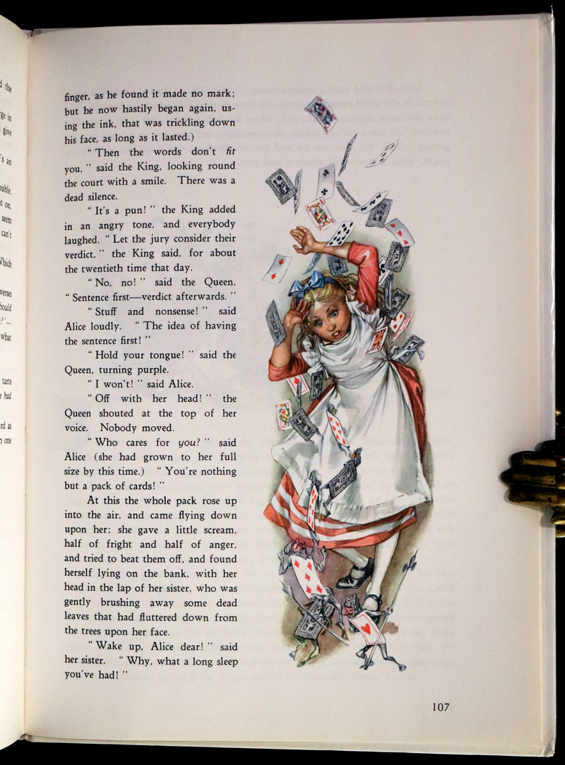 1958 Rare First UK Edition Illustrated by Libico Maraja - Alice's Adventures in Wonderland.