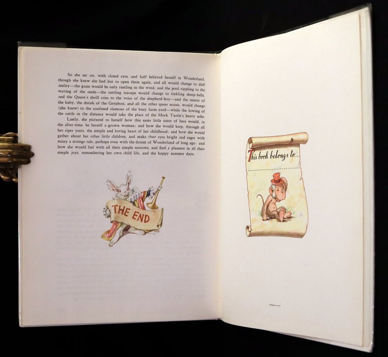 1958 Rare First UK Edition Illustrated by Libico Maraja - Alice's Adventures in Wonderland.