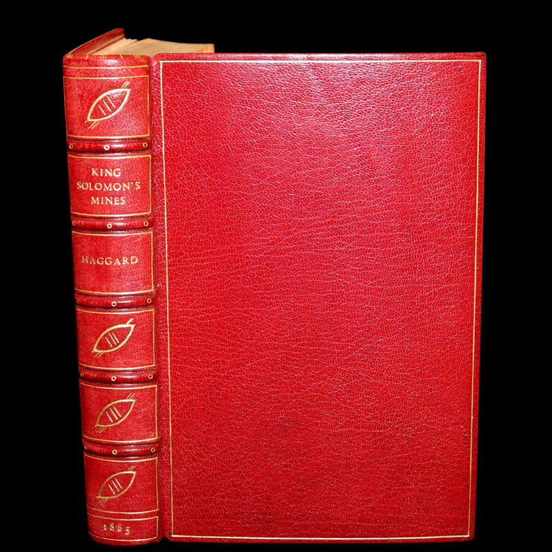 1885 Rare First Edition bound by Bayntun - King Solomon's Mines by Sir Henry Rider Haggard.
