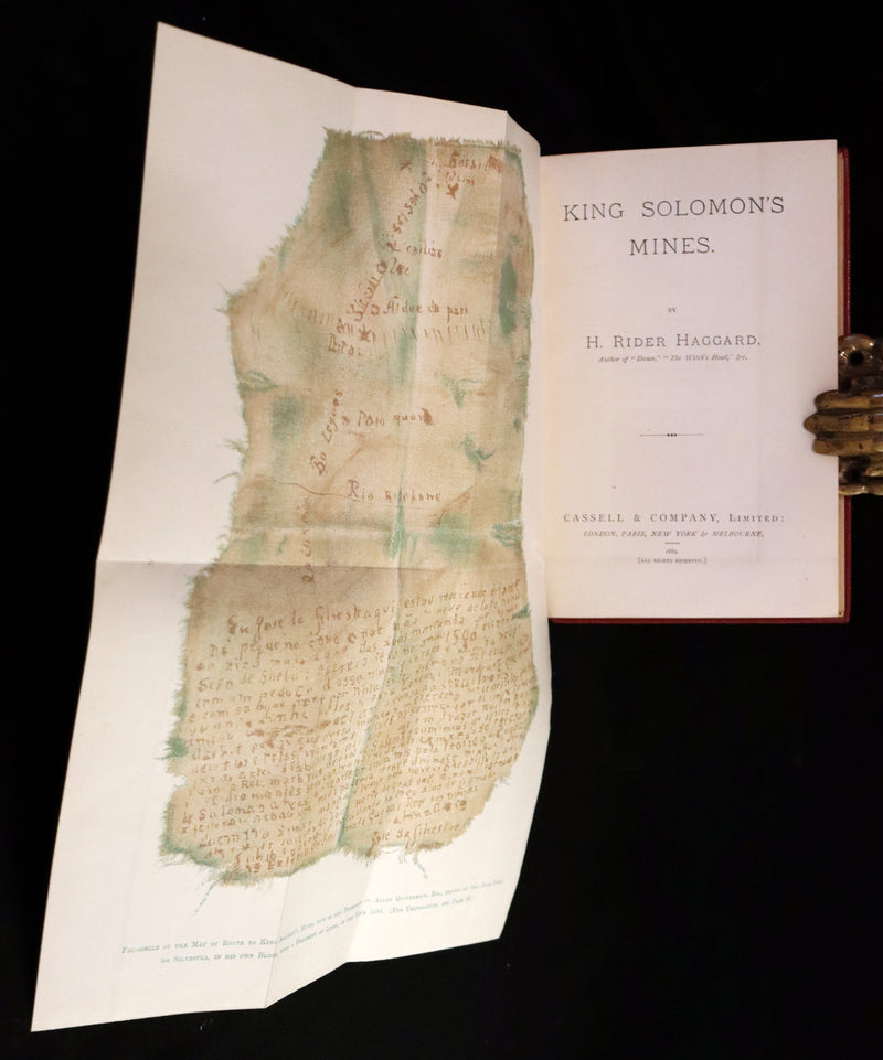 1885 Rare First Edition bound by Bayntun - King Solomon's Mines by Sir Henry Rider Haggard.