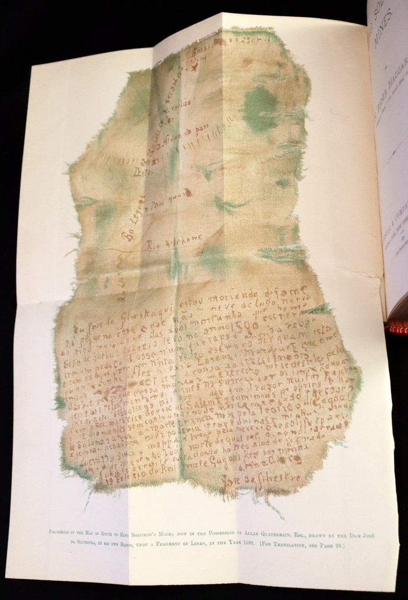 1885 Rare First Edition bound by Bayntun - King Solomon's Mines by Sir Henry Rider Haggard.