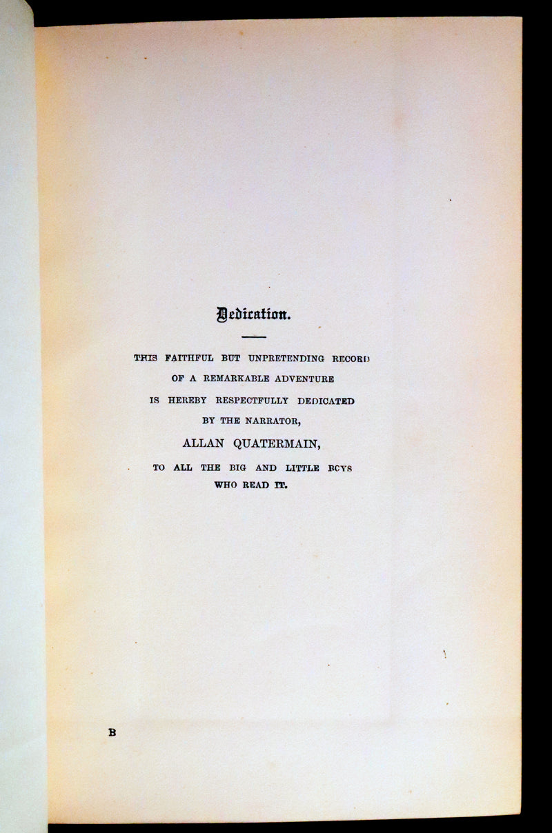 1885 Rare First Edition bound by Bayntun - King Solomon's Mines by Sir Henry Rider Haggard.
