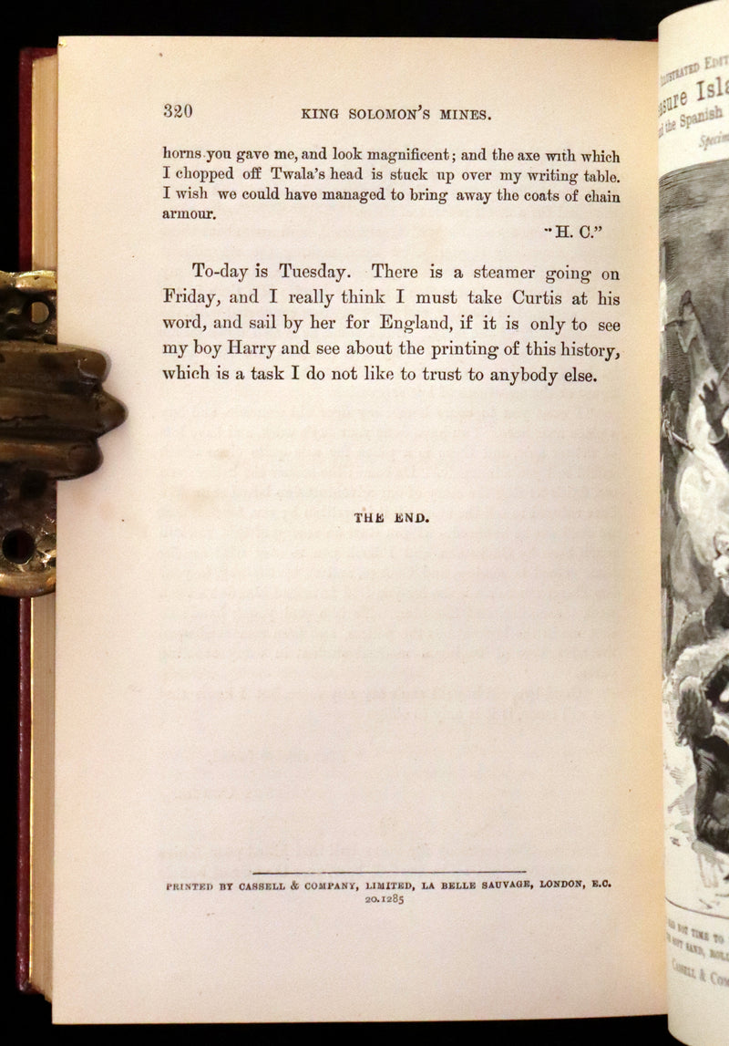 1885 Rare First Edition bound by Bayntun - King Solomon's Mines by Sir Henry Rider Haggard.