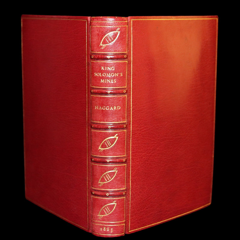 1885 Rare First Edition bound by Bayntun - King Solomon's Mines by Sir Henry Rider Haggard.
