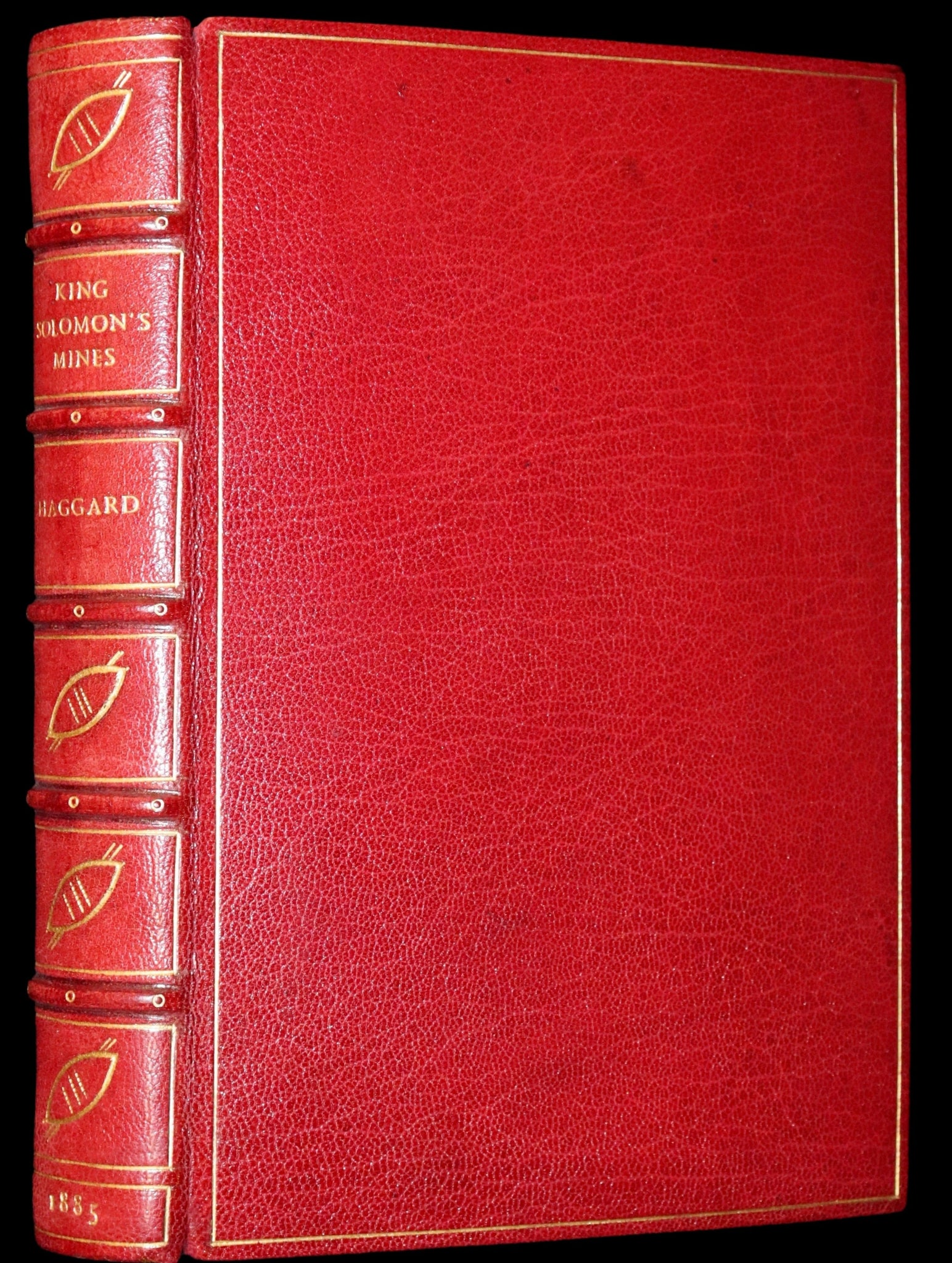 1885 Rare First Edition bound by Bayntun - King Solomon's Mines by Sir Henry Rider Haggard.