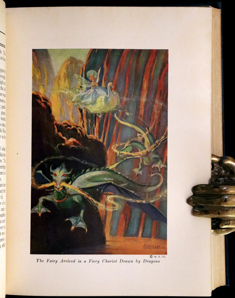 1926 Rare First illustrated Edition by Manning de V. Lee - The BLUE FAIRY BOOK by Andrew Lang.