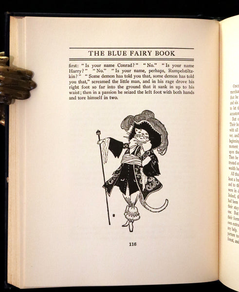 1926 Rare First illustrated Edition by Manning de V. Lee - The BLUE FAIRY BOOK by Andrew Lang.
