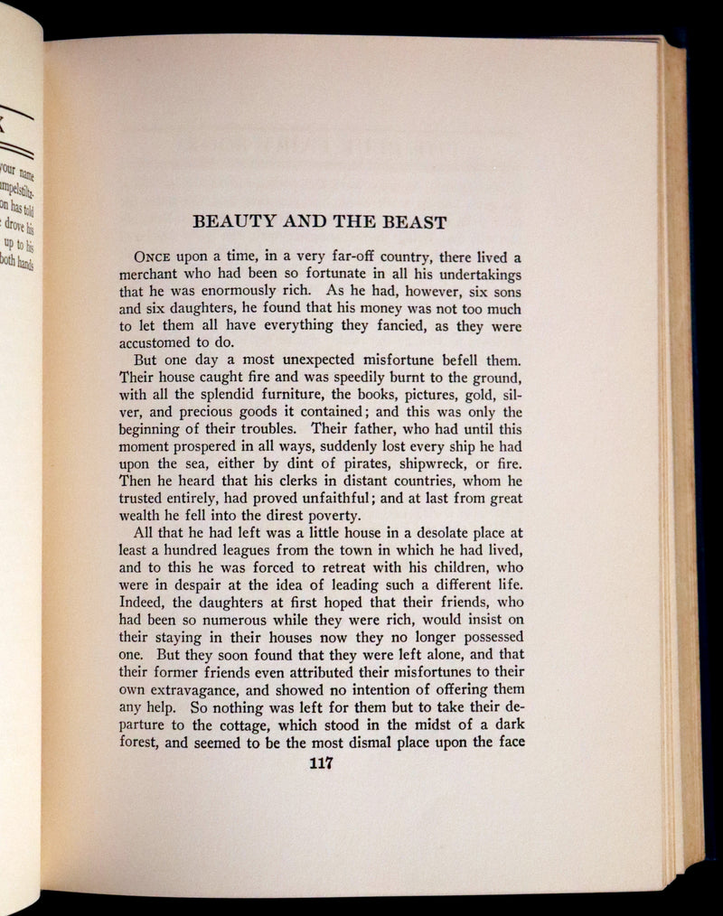1926 Rare First illustrated Edition by Manning de V. Lee - The BLUE FAIRY BOOK by Andrew Lang.
