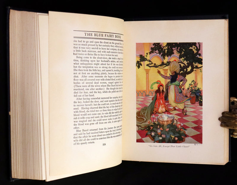 1926 Rare First illustrated Edition by Manning de V. Lee - The BLUE FAIRY BOOK by Andrew Lang.