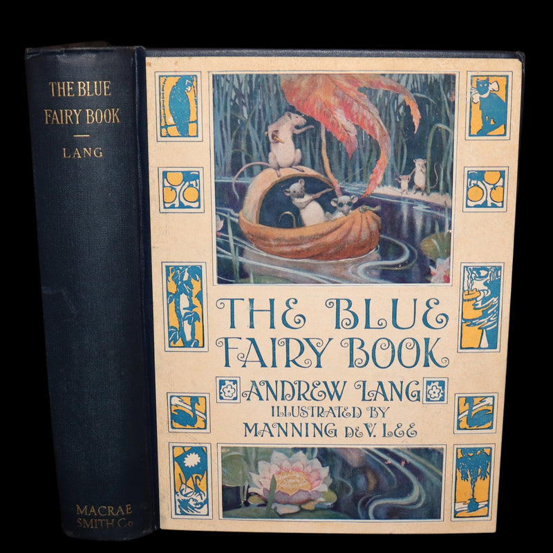 1926 Rare First illustrated Edition by Manning de V. Lee - The BLUE FAIRY BOOK by Andrew Lang.