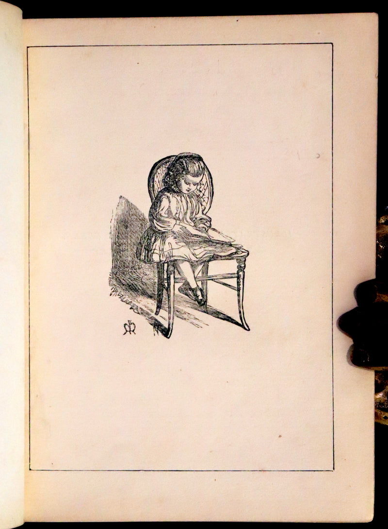 1868 Rare Book - LILLIPUT LEVEE, Poems of childhood, child-fancy, and child-like moods illustrated by Pre -Raphaelite John Everett Millais and others.