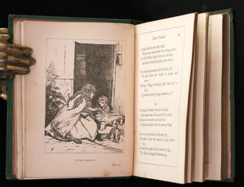 1868 Rare Book - LILLIPUT LEVEE, Poems of childhood, child-fancy, and child-like moods illustrated by Pre -Raphaelite John Everett Millais and others.