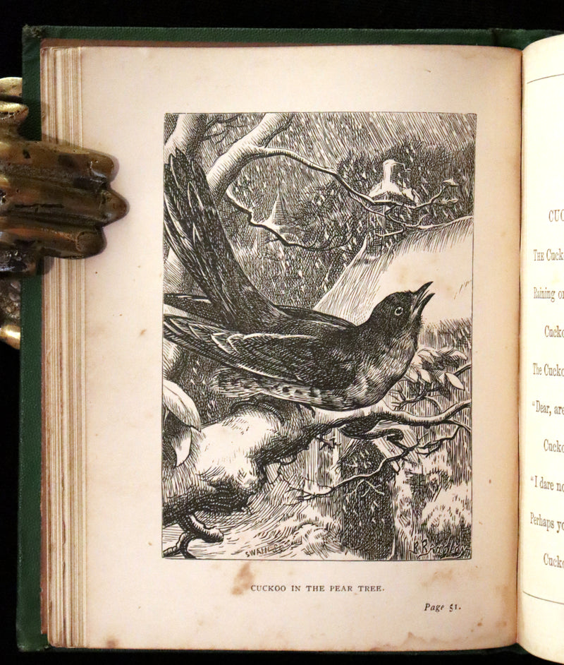 1868 Rare Book - LILLIPUT LEVEE, Poems of childhood, child-fancy, and child-like moods illustrated by Pre -Raphaelite John Everett Millais and others.