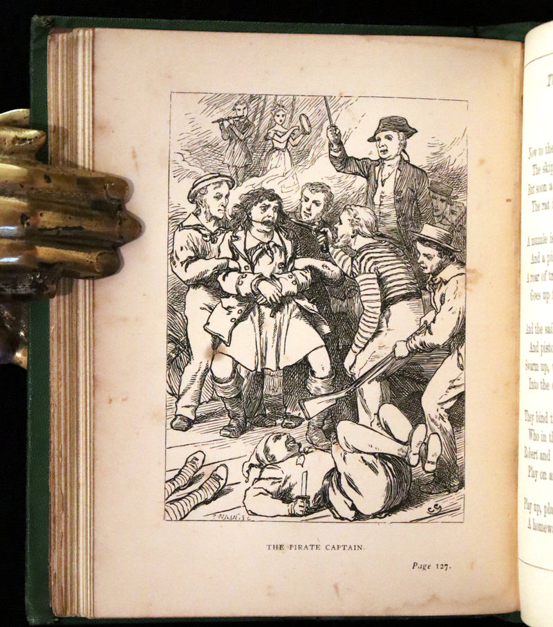 1868 Rare Book - LILLIPUT LEVEE, Poems of childhood, child-fancy, and child-like moods illustrated by Pre -Raphaelite John Everett Millais and others.