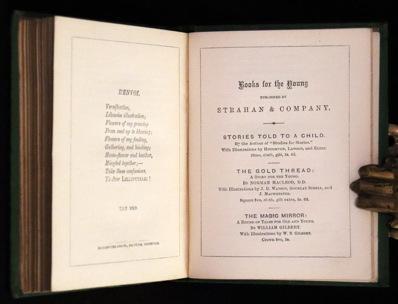 1868 Rare Book - LILLIPUT LEVEE, Poems of childhood, child-fancy, and child-like moods illustrated by Pre -Raphaelite John Everett Millais and others.