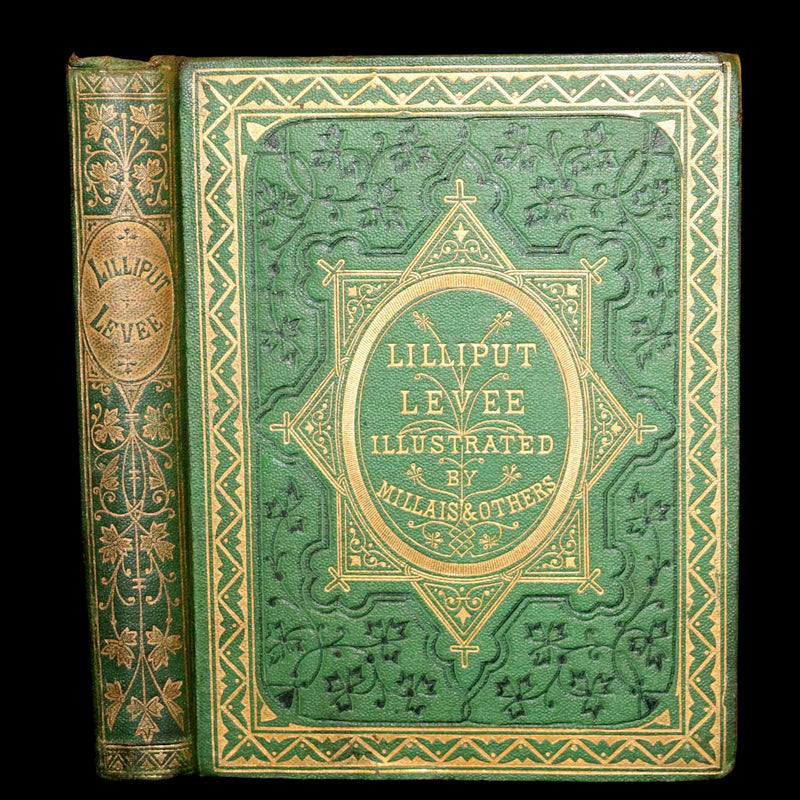 1868 Rare Book - LILLIPUT LEVEE, Poems of childhood, child-fancy, and child-like moods illustrated by Pre -Raphaelite John Everett Millais and others.