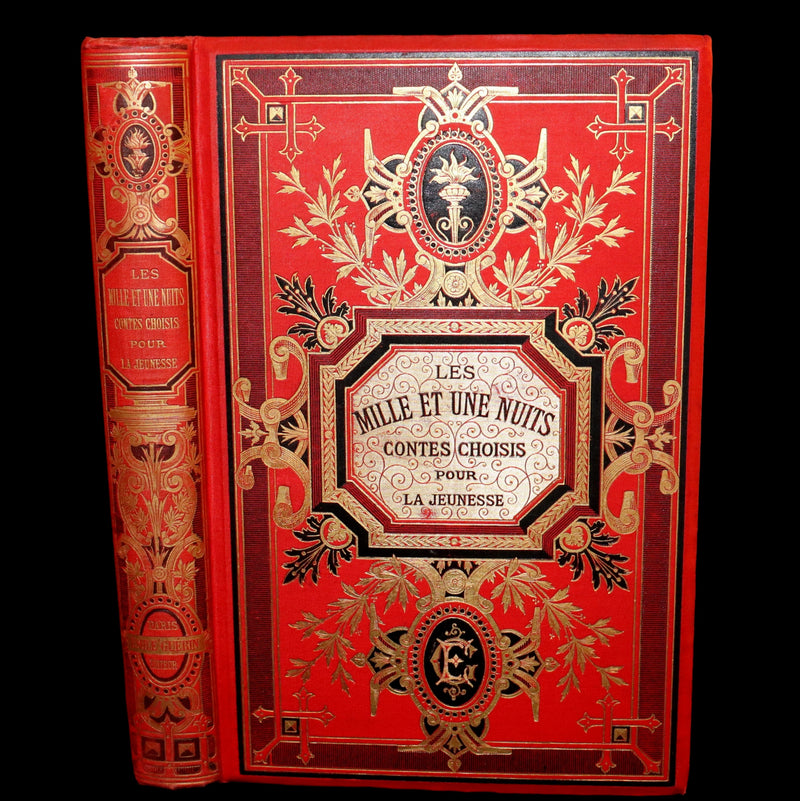 1900 Rare illustrated French Book ~ One Thousand and One Nights - Les Mille et une Nuits - Arabic Tales.
