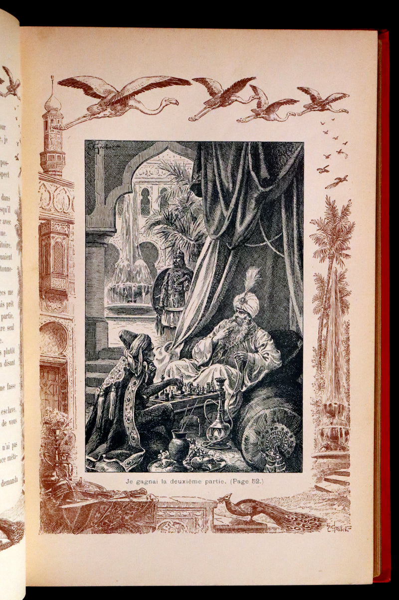 1900 Rare illustrated French Book ~ One Thousand and One Nights - Les Mille et une Nuits - Arabic Tales.