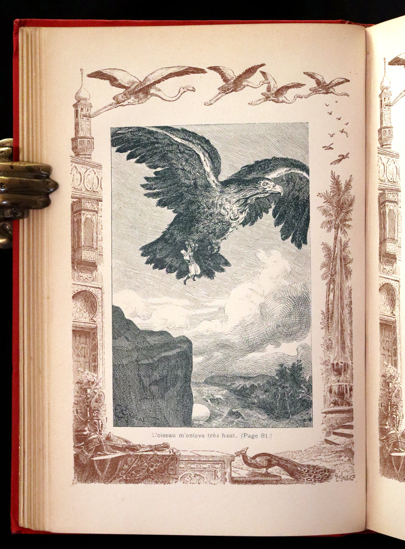 1900 Rare illustrated French Book ~ One Thousand and One Nights - Les Mille et une Nuits - Arabic Tales.