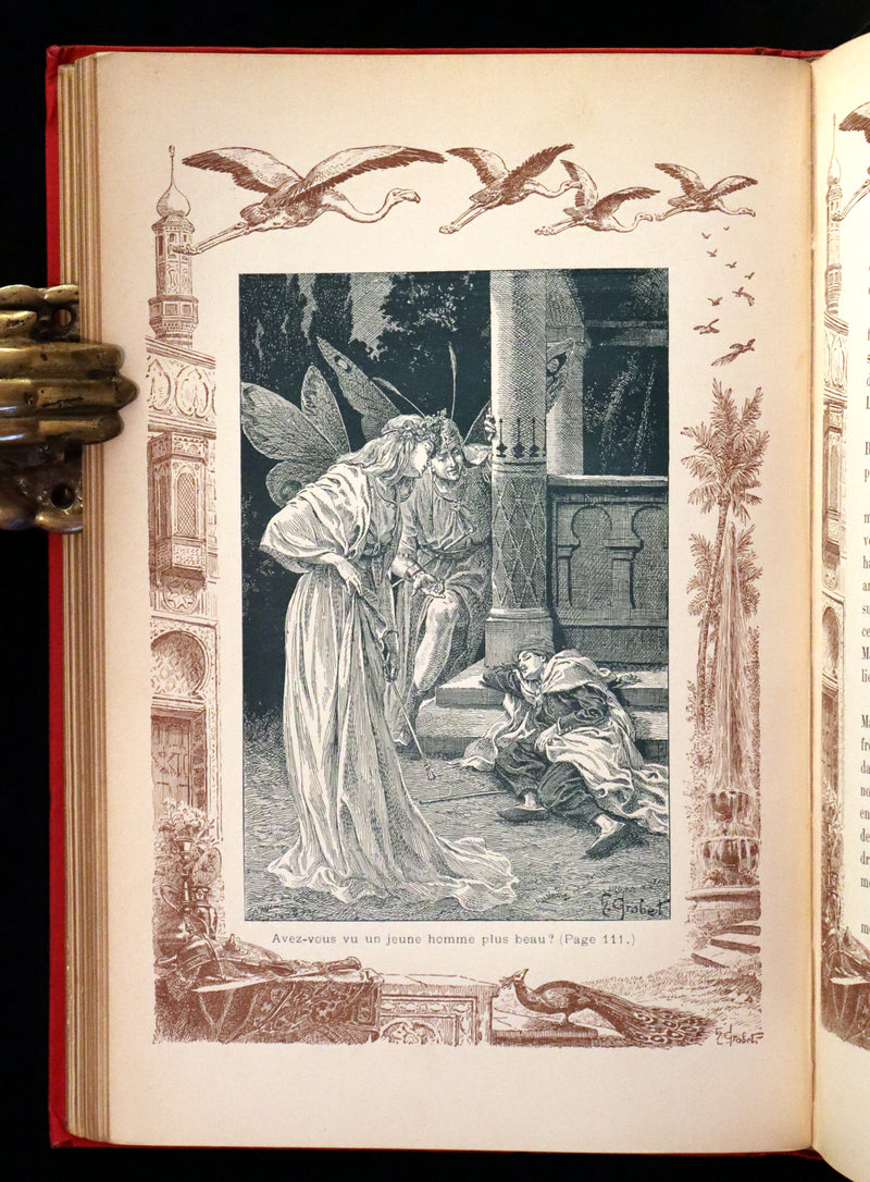 1900 Rare illustrated French Book ~ One Thousand and One Nights - Les Mille et une Nuits - Arabic Tales.