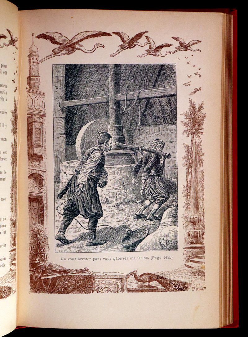 1900 Rare illustrated French Book ~ One Thousand and One Nights - Les Mille et une Nuits - Arabic Tales.