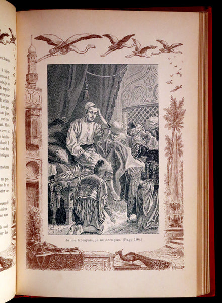 1900 Rare illustrated French Book ~ One Thousand and One Nights - Les Mille et une Nuits - Arabic Tales.