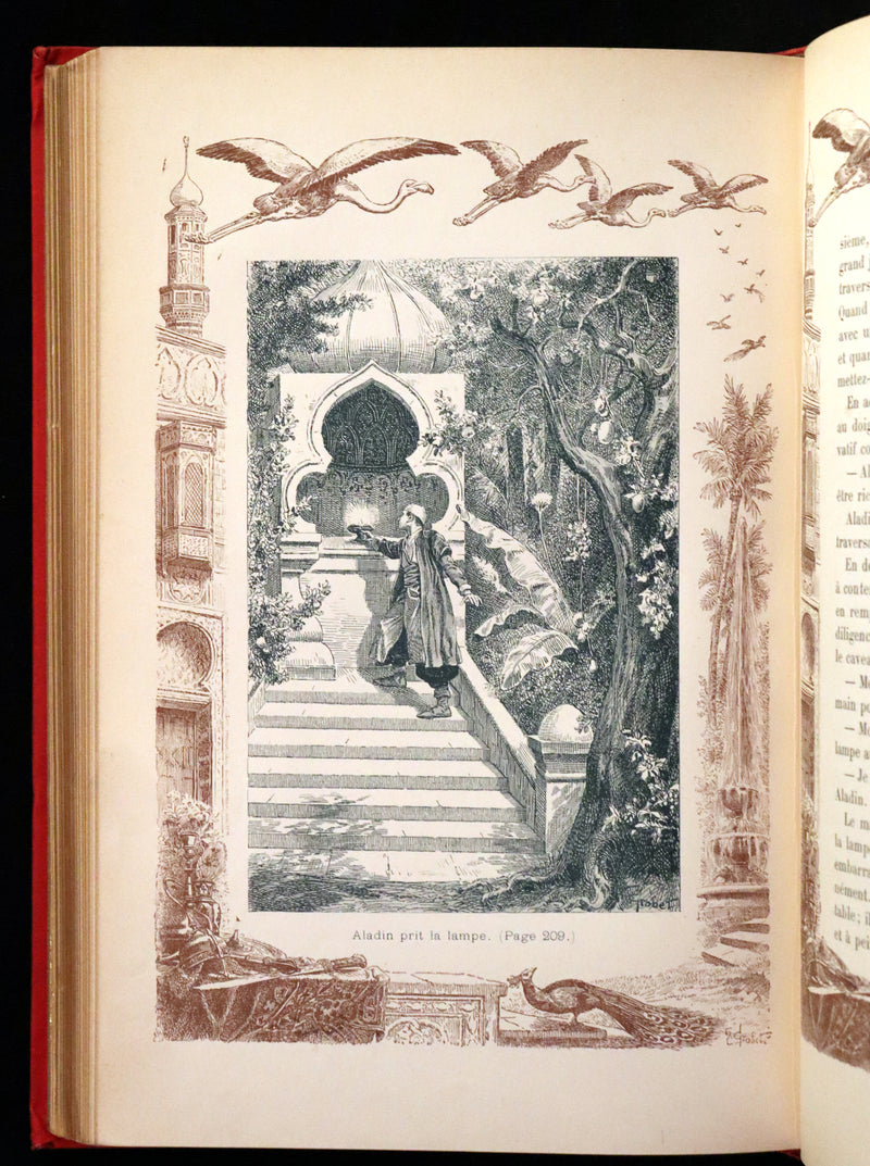 1900 Rare illustrated French Book ~ One Thousand and One Nights - Les Mille et une Nuits - Arabic Tales.