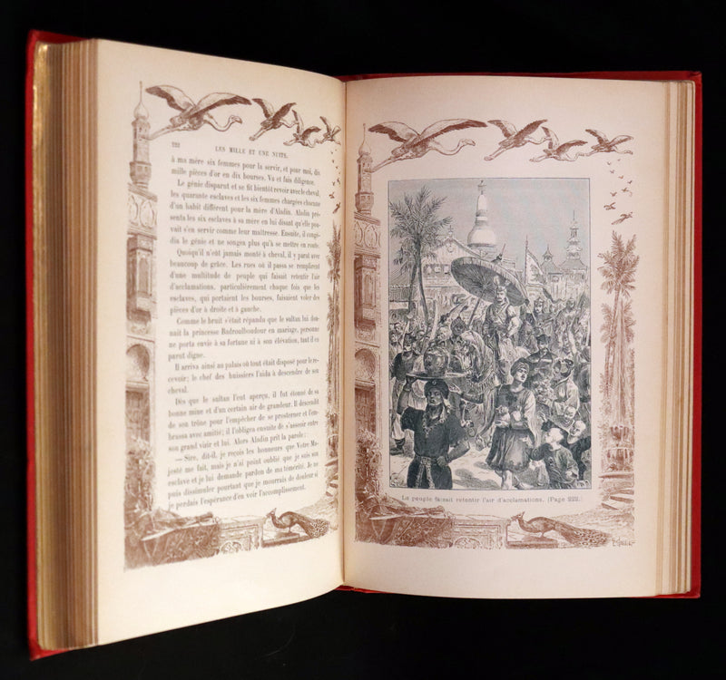 1900 Rare illustrated French Book ~ One Thousand and One Nights - Les Mille et une Nuits - Arabic Tales.