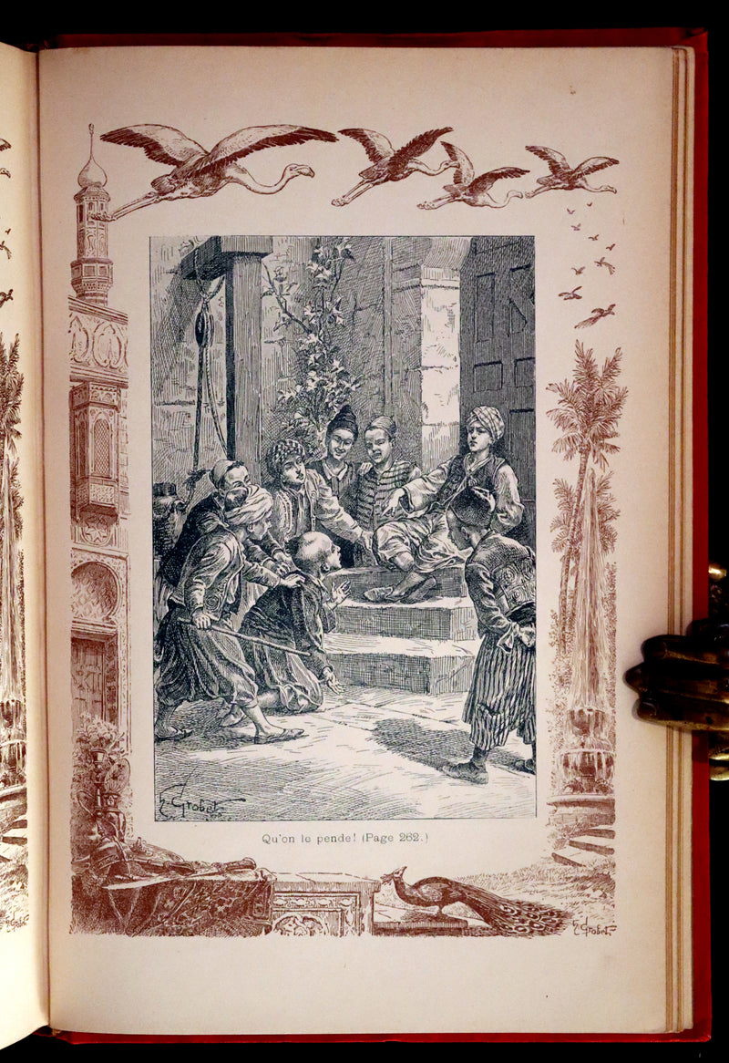 1900 Rare illustrated French Book ~ One Thousand and One Nights - Les Mille et une Nuits - Arabic Tales.