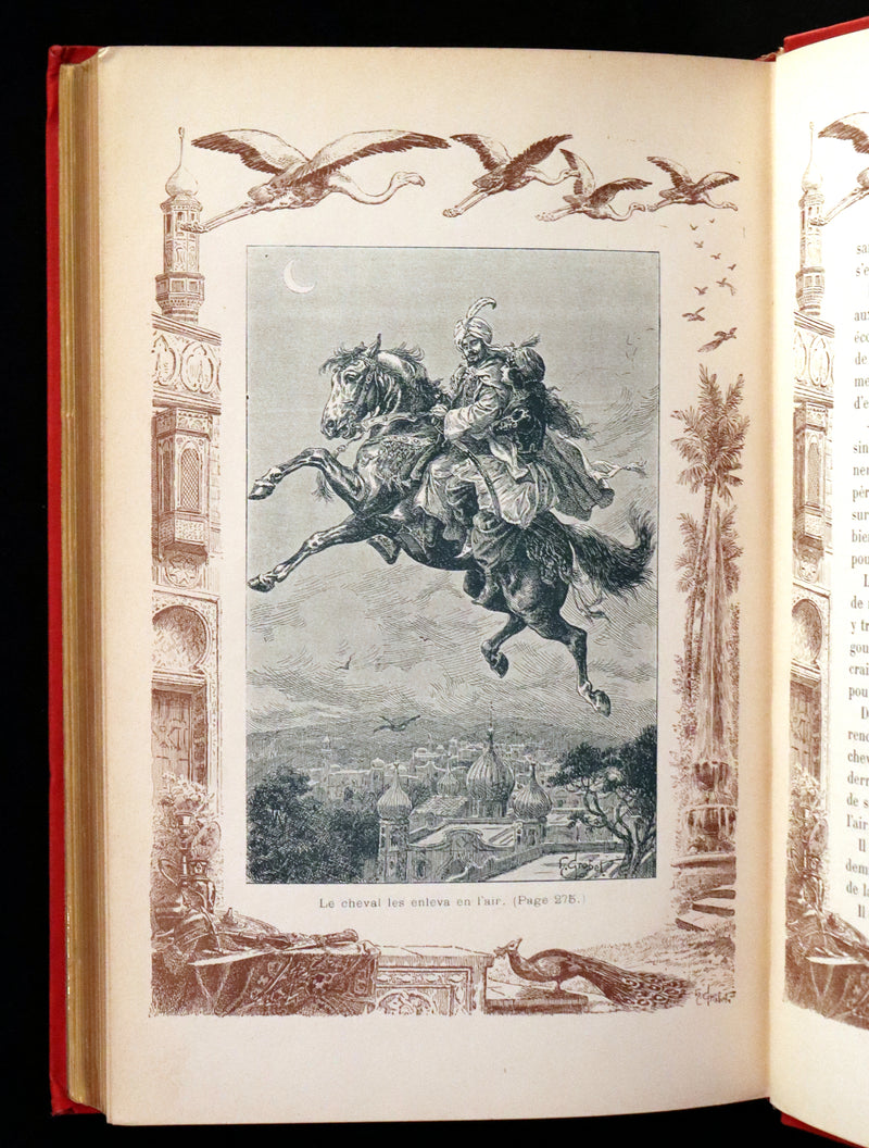 1900 Rare illustrated French Book ~ One Thousand and One Nights - Les Mille et une Nuits - Arabic Tales.