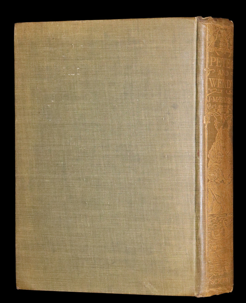 1911 Rare PETER PAN First Edition - PETER and WENDY by J.M. Barrie illustrated by F.D. Bedford.
