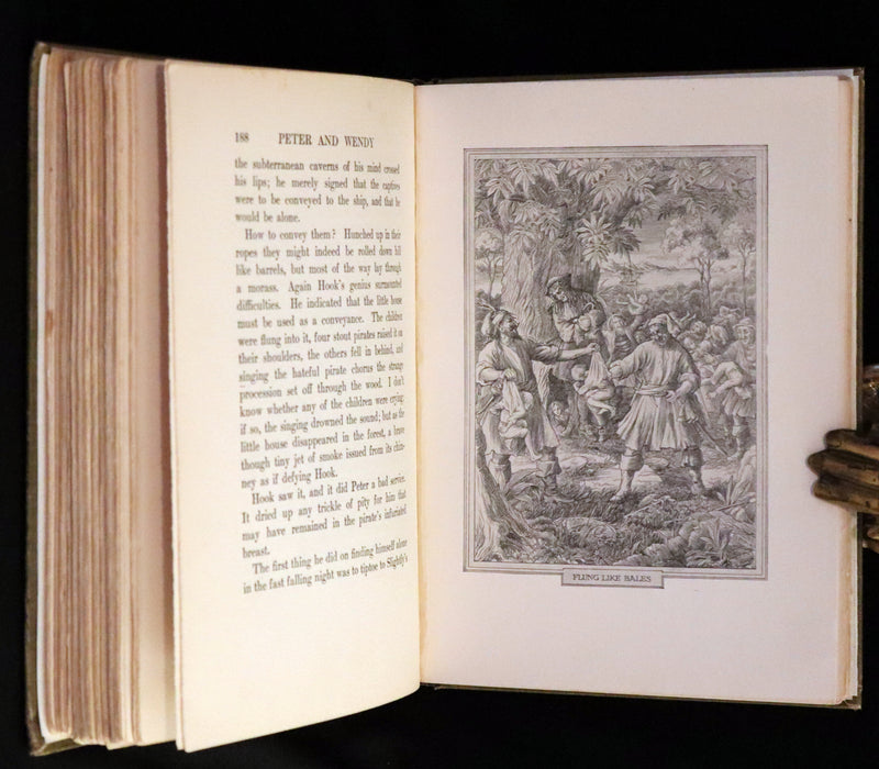 1911 Rare PETER PAN First Edition - PETER and WENDY by J.M. Barrie illustrated by F.D. Bedford.