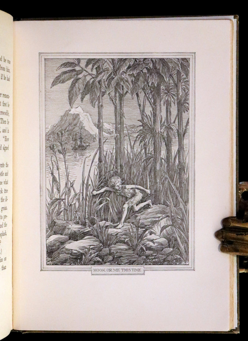 1911 Rare PETER PAN First Edition - PETER and WENDY by J.M. Barrie illustrated by F.D. Bedford.