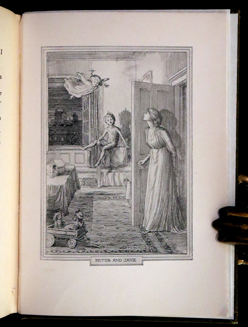 1911 Rare PETER PAN First Edition - PETER and WENDY by J.M. Barrie illustrated by F.D. Bedford.